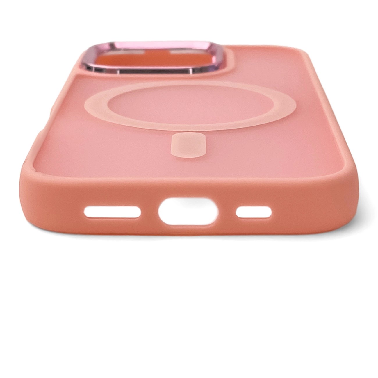 Husa Magnetica Mata Iphone 16 Plus Magsafe -Roz - 3 | YEO